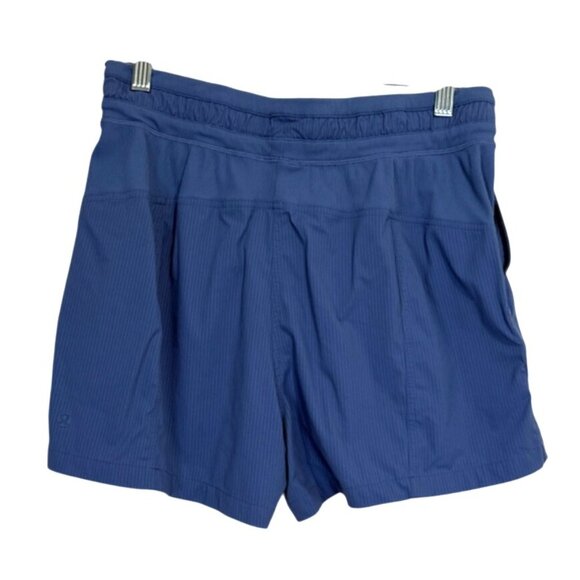 Lululemon Dance Studio High-Rise Short 3.5 Blue Pull-On LW7CCGS Womens Size 8 - Picture 2 of 7